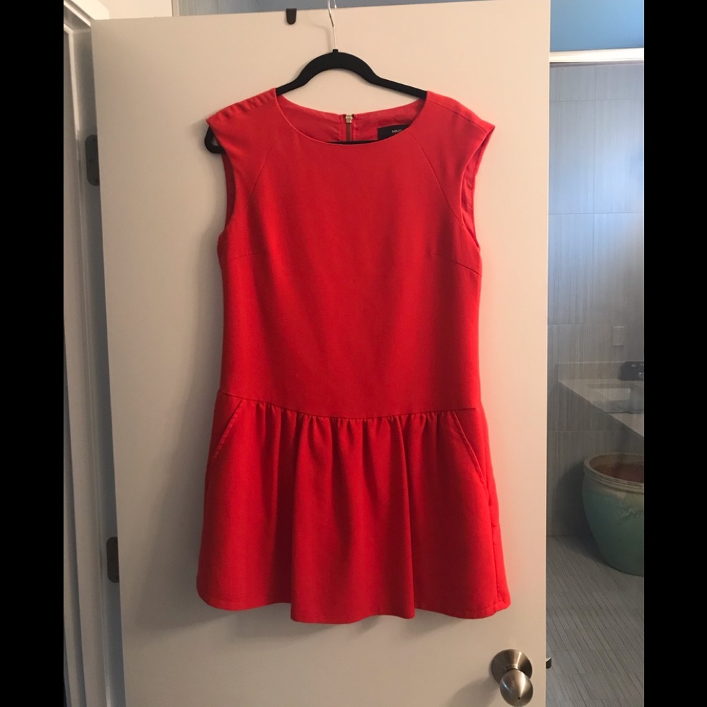 Mango drop waist dress